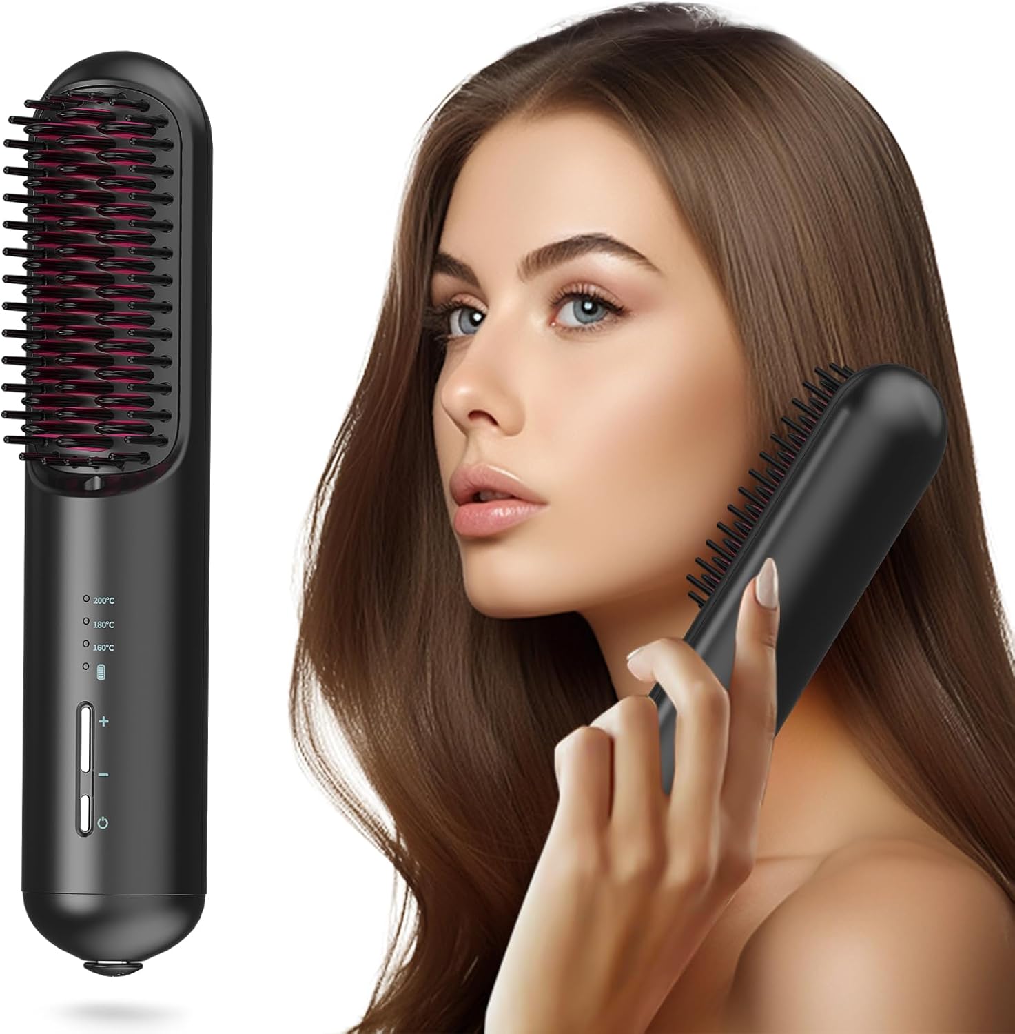 Markiti Wireless Hair Straightener Brush